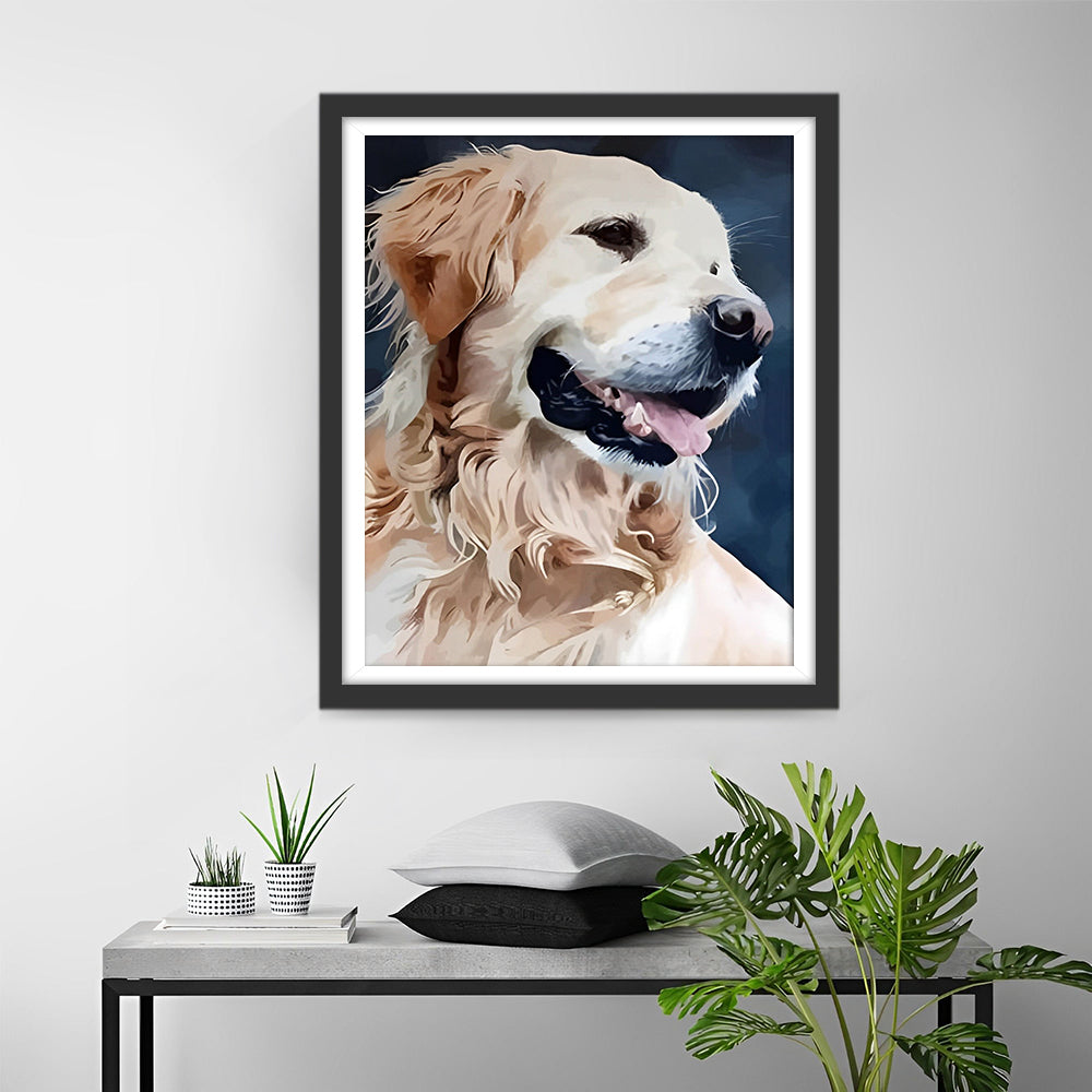 Golden Retriever Diamond Painting