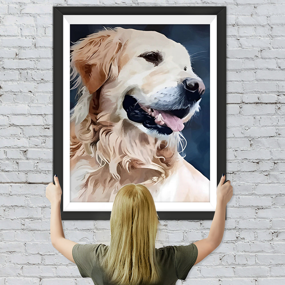 Golden Retriever Diamond Painting