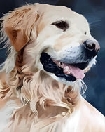 Golden Retriever Diamond Painting