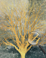 Goldener Baum Diamond Painting
