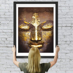 Goldgesicht des Buddha Diamond Painting
