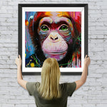 Gorilla im Ölgemälde Diamond Painting