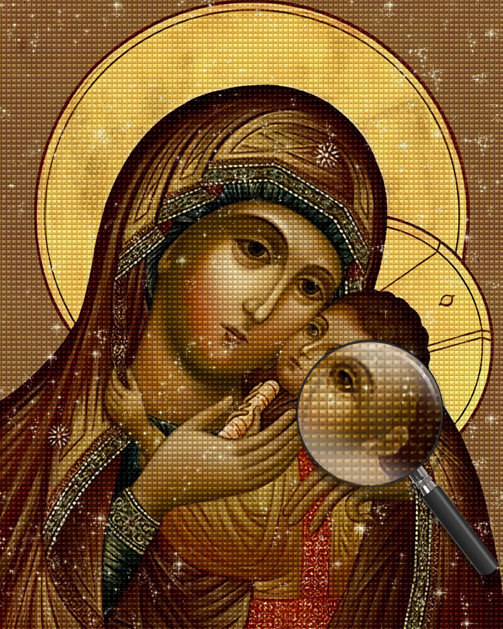 Gottesmutter Diamond Painting