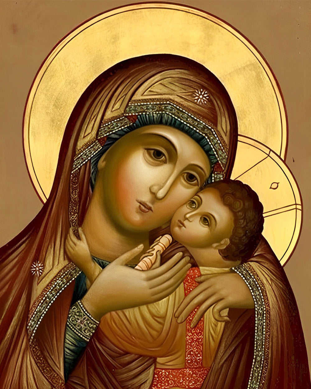 Gottesmutter Diamond Painting