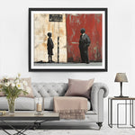 Graffiti Mann und Junge Diamond Painting