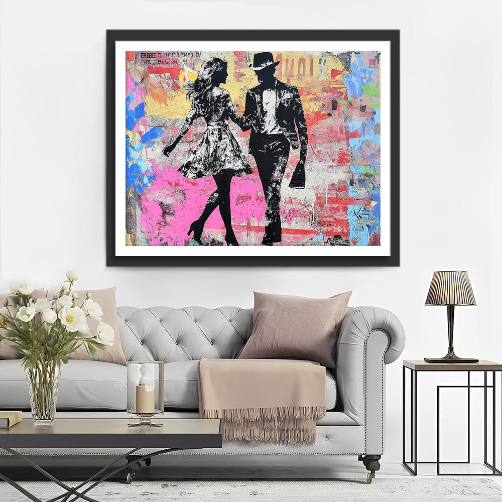 Graffiti Paar Diamond Painting