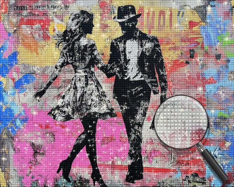 Graffiti Paar Diamond Painting