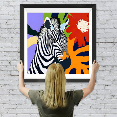 Graffiti Zebra Diamond Painting