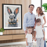 Graues Kaninchen Diamond Painting