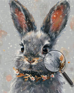 Graues Kaninchen Diamond Painting