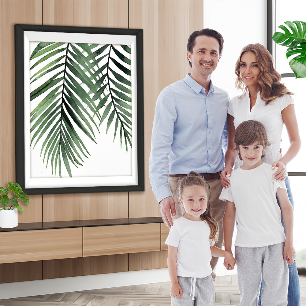 Grüne Blätter Diamond Painting