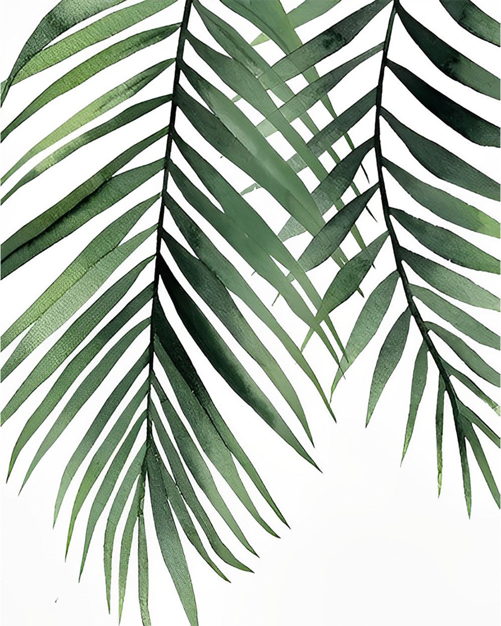 Grüne Blätter Diamond Painting