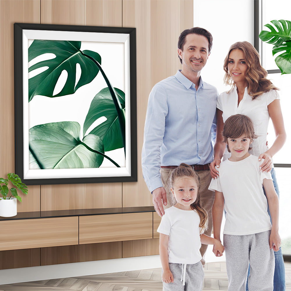 Grüne Monstera Blätter Diamond Painting