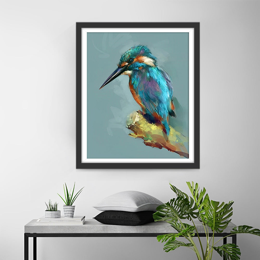 Grüner Kolibri Diamond Painting