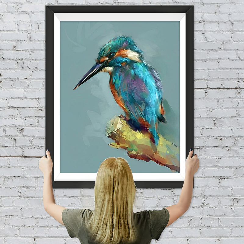 Grüner Kolibri Diamond Painting