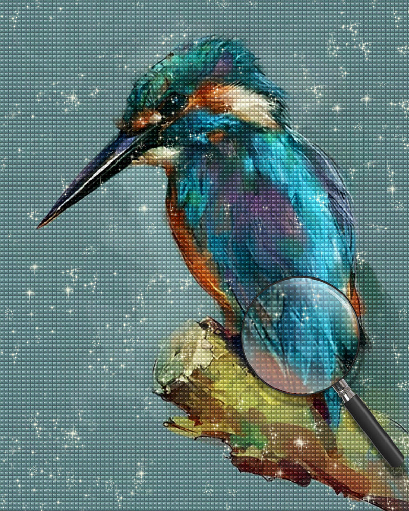 Grüner Kolibri Diamond Painting