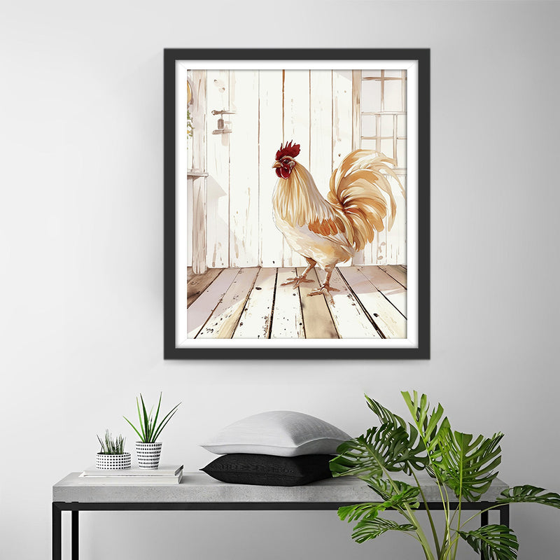 Hahn im Haus Diamond Painting