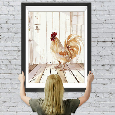 Hahn im Haus Diamond Painting