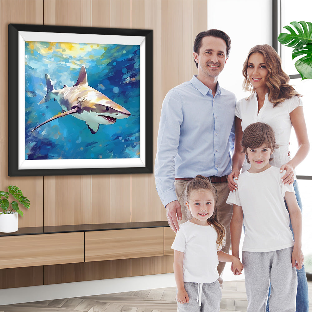 Hai im Meer Diamond Painting