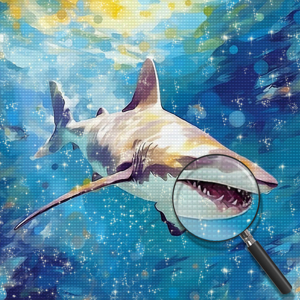 Hai im Meer Diamond Painting