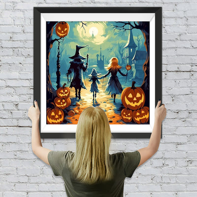 Halloween Familie von drei Diamond Painting