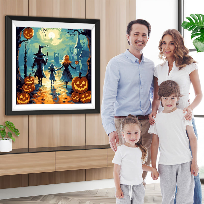 Halloween Familie von drei Diamond Painting