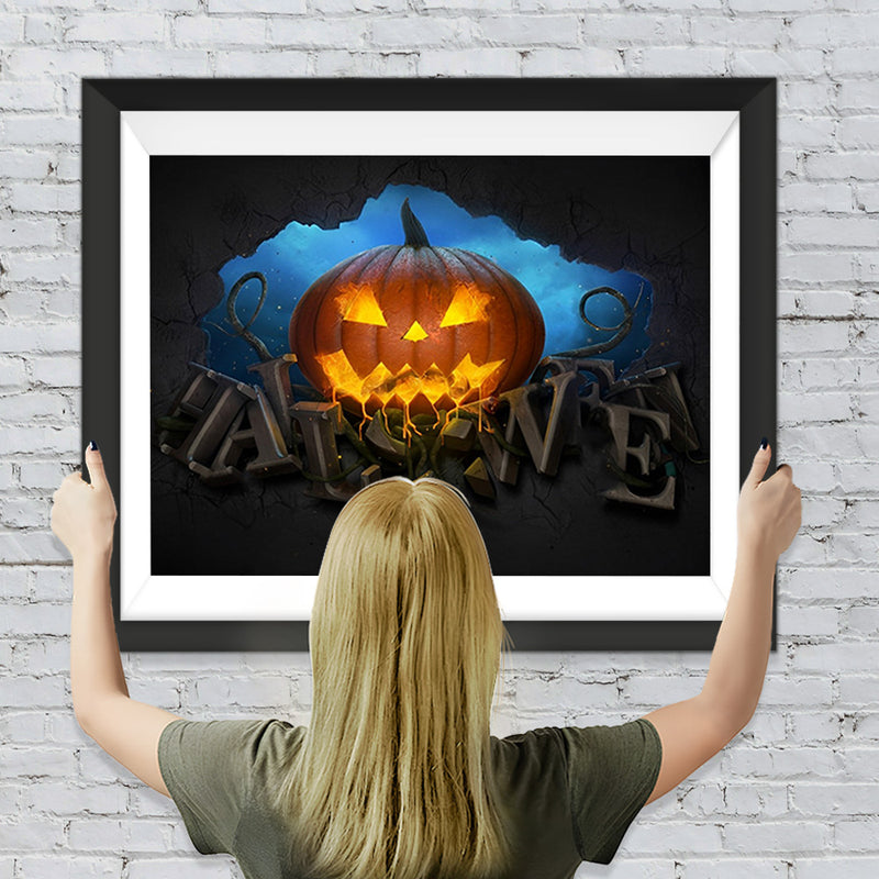 Halloween Kürbis Diamond Painting