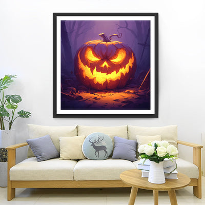 Halloween Kürbis Lampe Diamond Painting