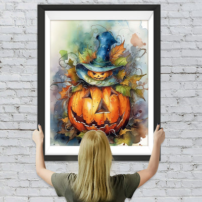 Halloween Kürbis Monster Diamond Painting