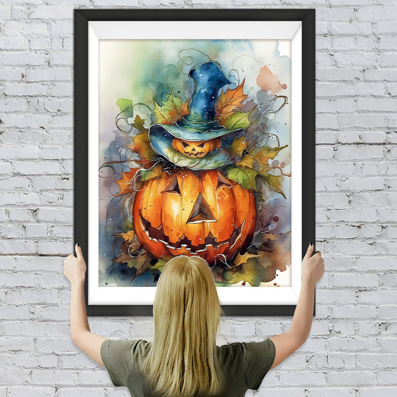Halloween Kürbis Monster Diamond Painting