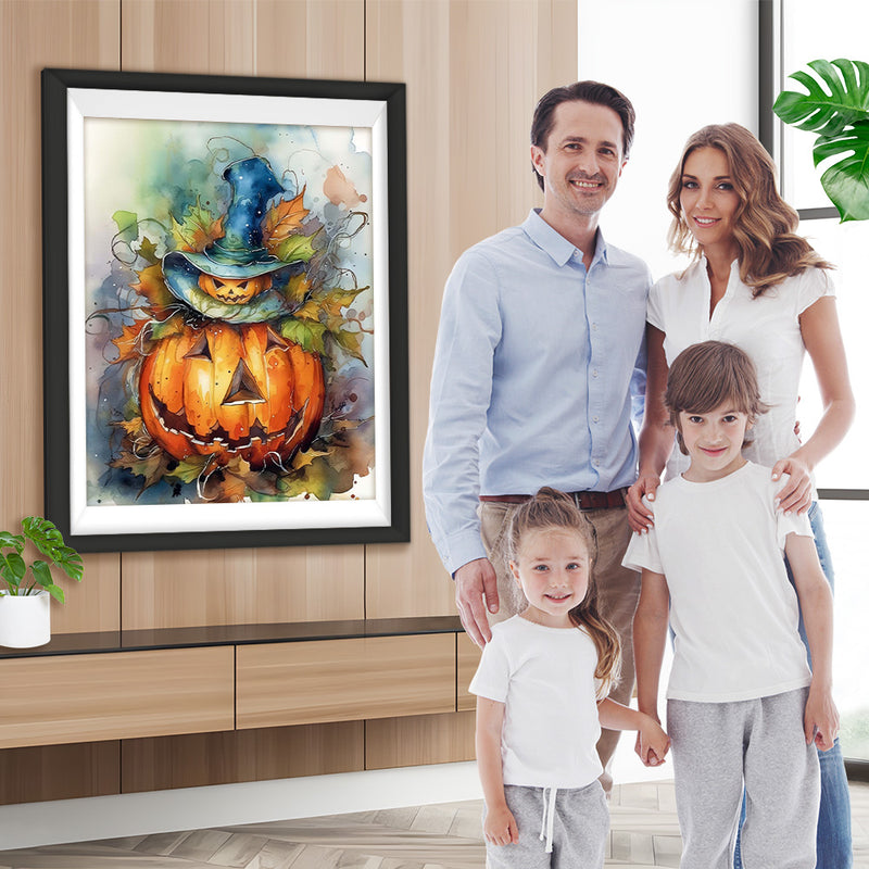 Halloween Kürbis Monster Diamond Painting