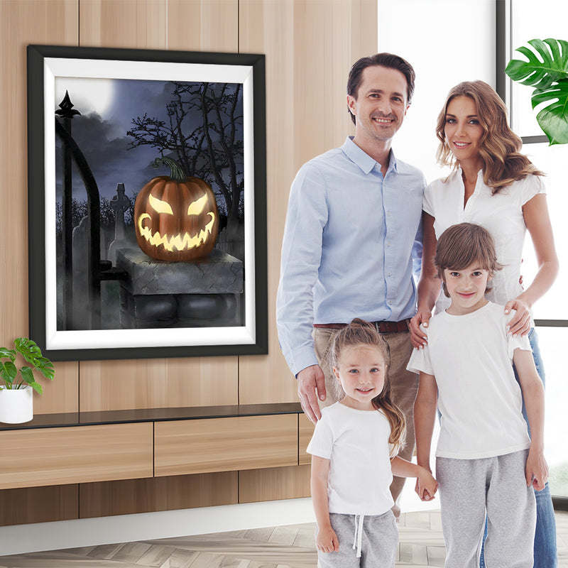 Halloween Kürbislaterne Diamond Painting