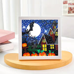Halloween Schloss Mini-Kristallpünktchen Diamond Painting