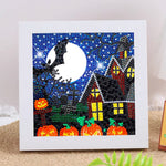Halloween Schloss Mini-Kristallpünktchen Diamond Painting