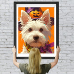 Halloween West Highland Terrier Diamond Painting