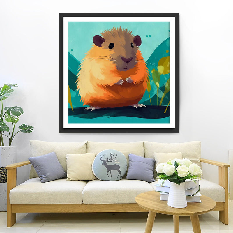 Hamster in Panik Diamond Painting