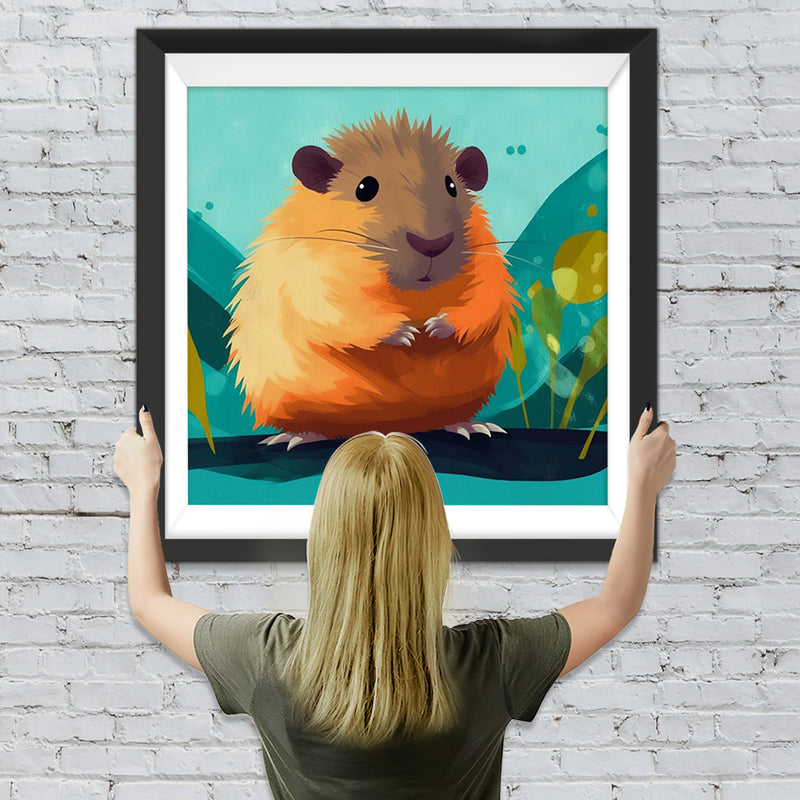 Hamster in Panik Diamond Painting