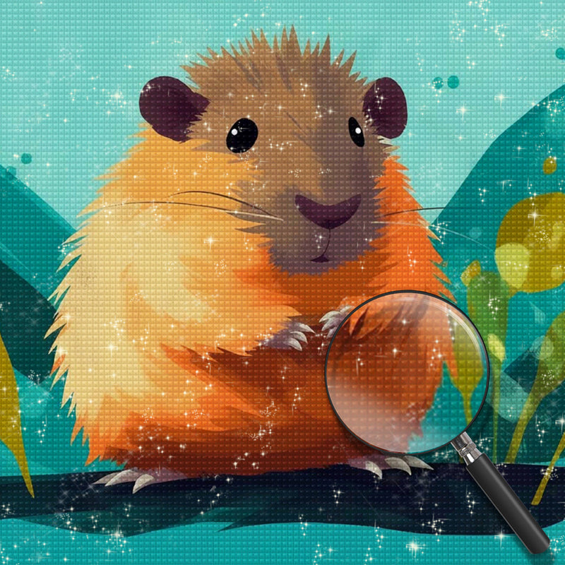 Hamster in Panik Diamond Painting
