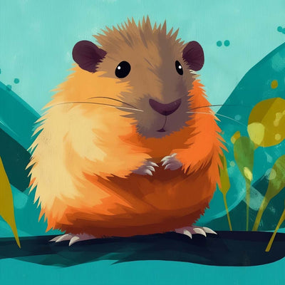 Hamster in Panik Diamond Painting