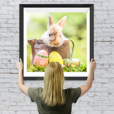 Hase und Ostereier Diamond Painting