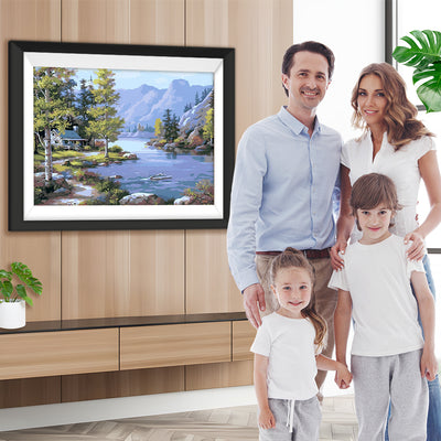 Haus am See Diamond Painting