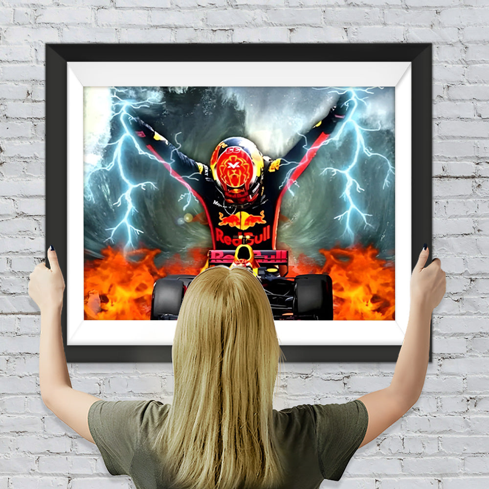 Heftige Rennwagen-Konkurrenz Diamond Painting