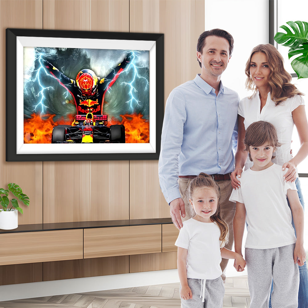 Heftige Rennwagen-Konkurrenz Diamond Painting