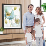 Hellblaue Mohnblumen und Knospen Diamond Painting