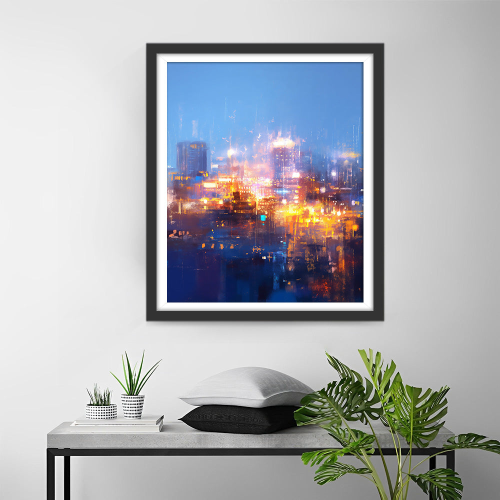 Helle Lichter der Stadt Diamond Painting