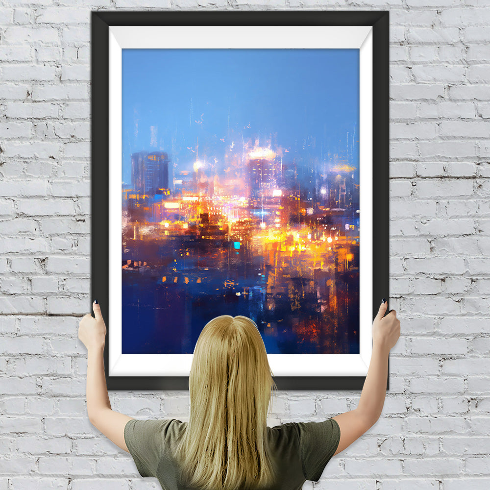 Helle Lichter der Stadt Diamond Painting