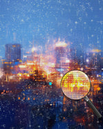 Helle Lichter der Stadt Diamond Painting
