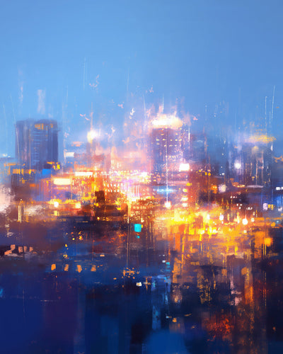 Helle Lichter der Stadt Diamond Painting