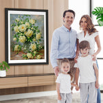 Hellgelbe Rosen Diamond Painting