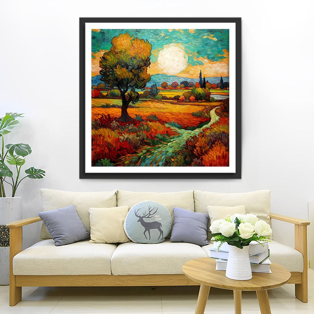 Herbst Felder Diamond Painting